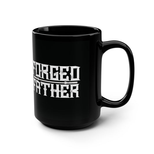 Forged FATHER Black 15oz BIG Coffee Mug